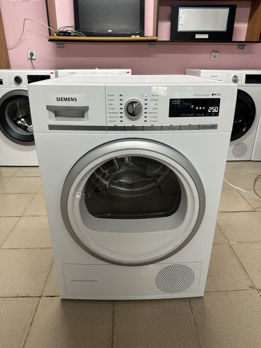 Сушильна машина Siemens iQ700 WT47W568 |8кг загрузки|1000W потужність