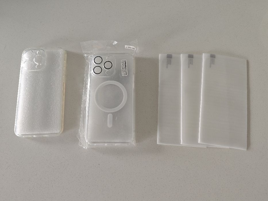 2 Capas + 3 Películas iPhone 15 Pro Max