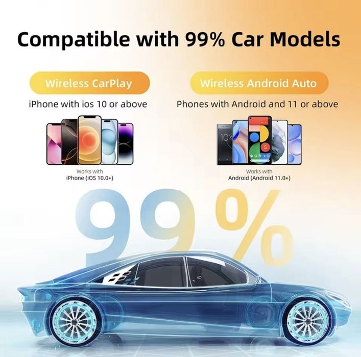 Vendo adaptador para Carplay/android auto sem fio