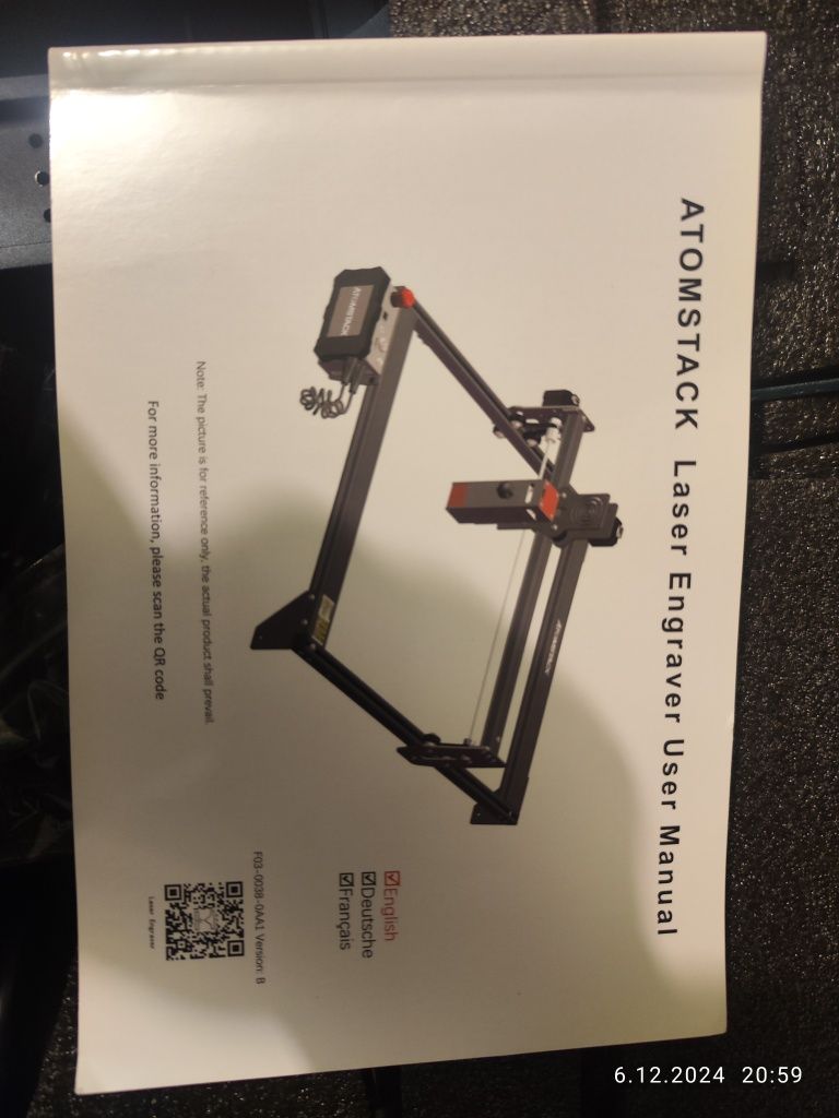 Atomstack laser grawer