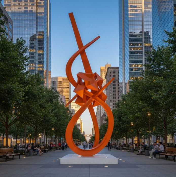 Unikatowe Rzeźby Stalowe EwiKor - Sztuka Miejska i Architektoniczna