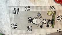 Dywan Dziecięcy Zebra Szary Diamond