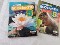Conjunto de dois livros escolares 2 ciclo(5°ano) seminovo