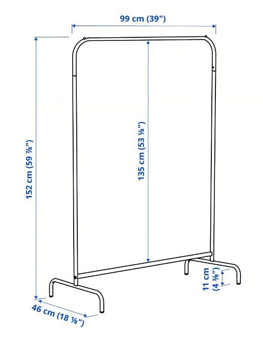 IKEA Mulig wieszak stojak na ubrania