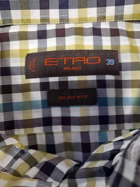 Etro Milano Slim Fit Koszula męska 39