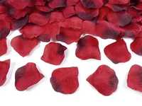 Płatki róż czerwono-czarne 500 szt