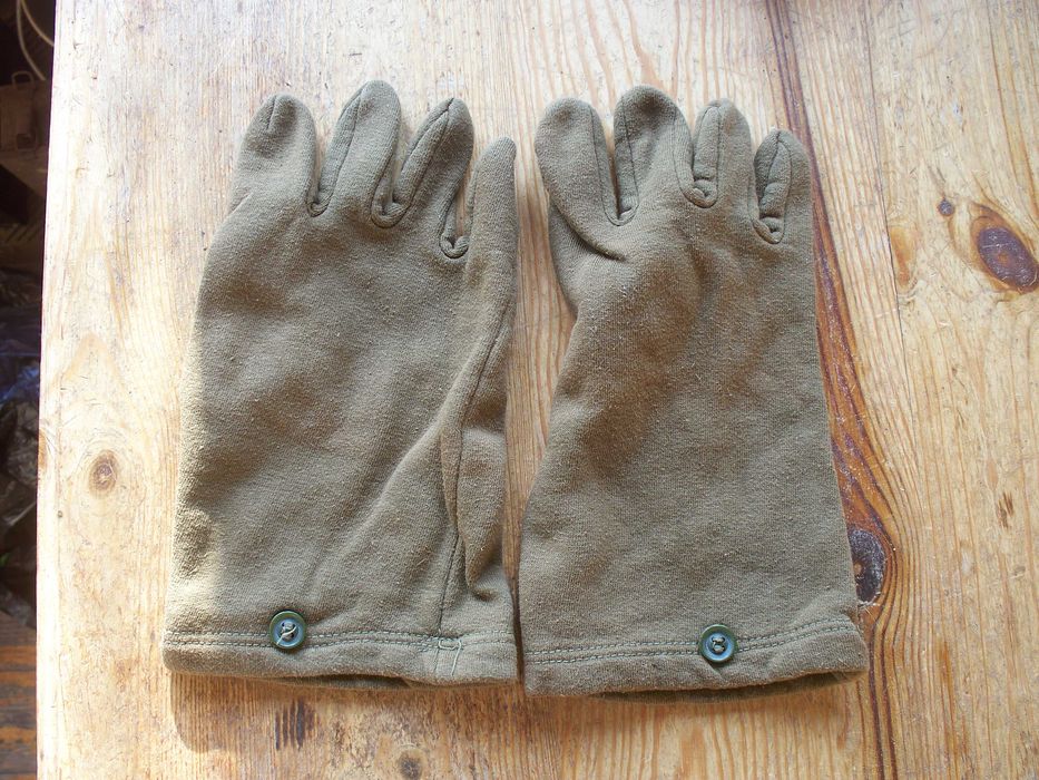 Rękawiczki - ocieplacze do rękawic gumowych LWP - WP - PRL - khaki