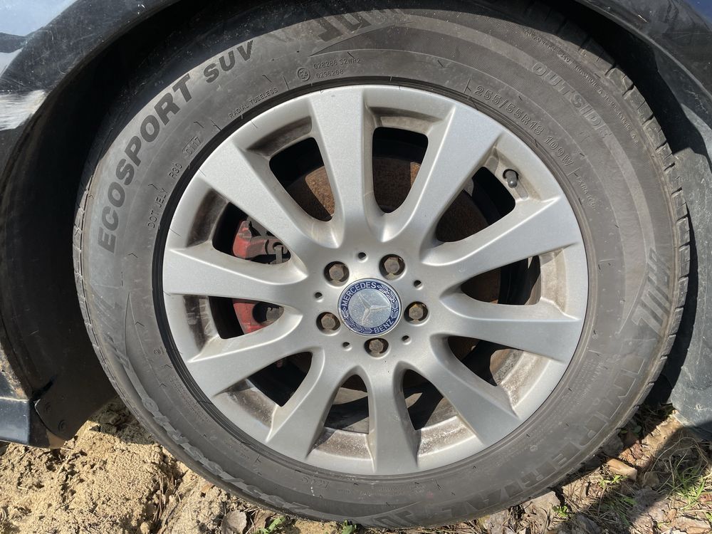 Felgi aluminiowe z oponami 255/55/18 mercedes r klasa w251  5x112 et40
