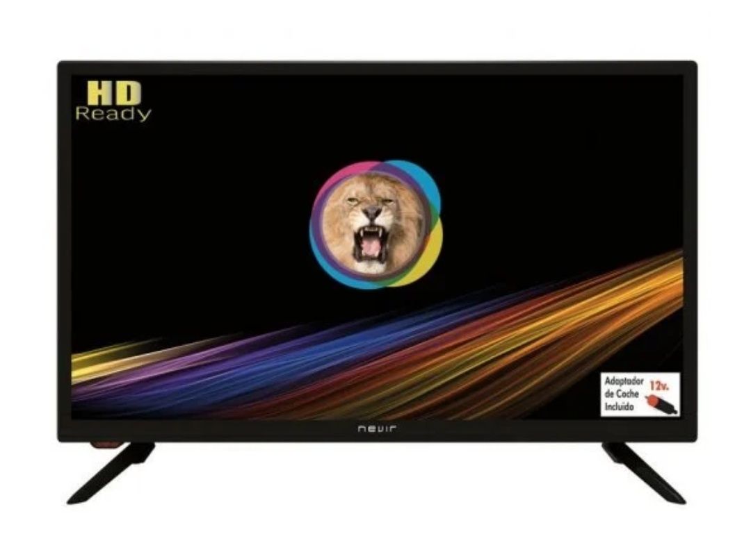 TV 12v 24" LED HD em caixa barco caravana autocaravana