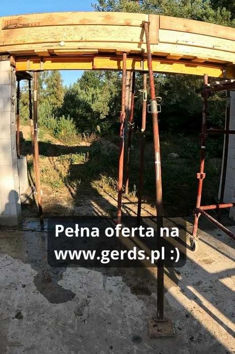 Wynajem stempli, dźwigarów, rusztowań, podpór pionujących
