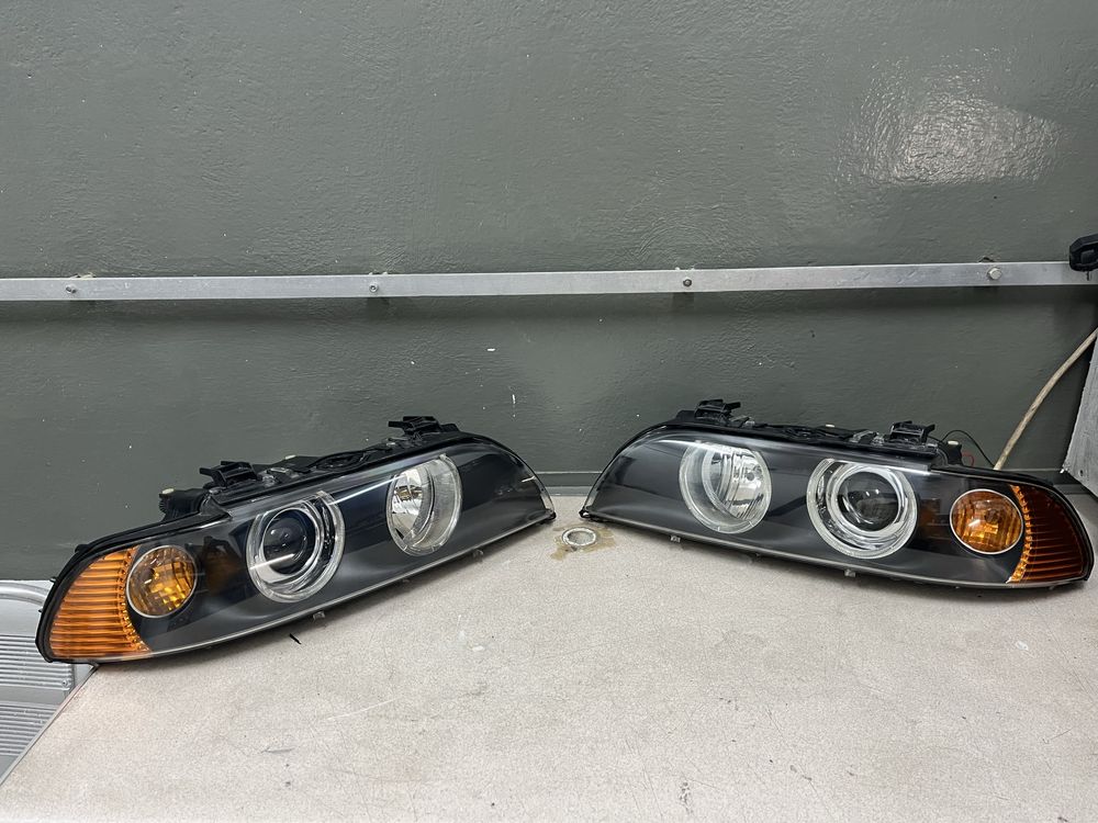 Bmw e39 M5 lampy lift Hella bi led xenon i h7 komplet reflektory biled