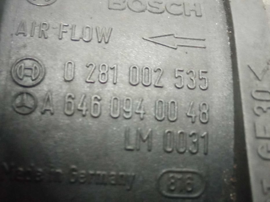 Przepływomierz Mercedes W211 2.7 CDI 0281/002/535 Siedlce