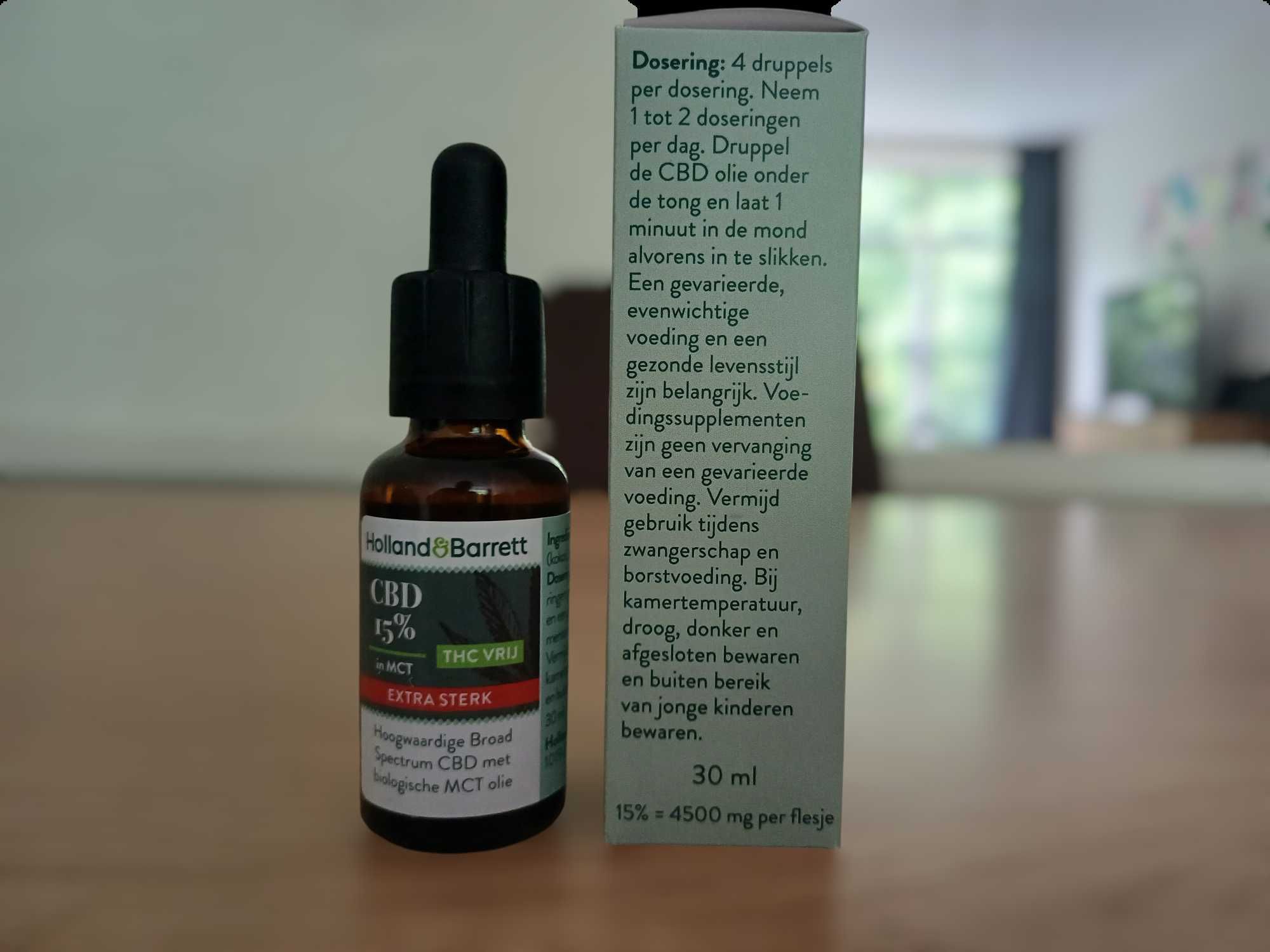 Holland & Barrett Olejek CBD 15% 30 ml Oryginalny