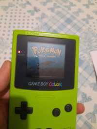 Gameboy color + Pokemon Silver