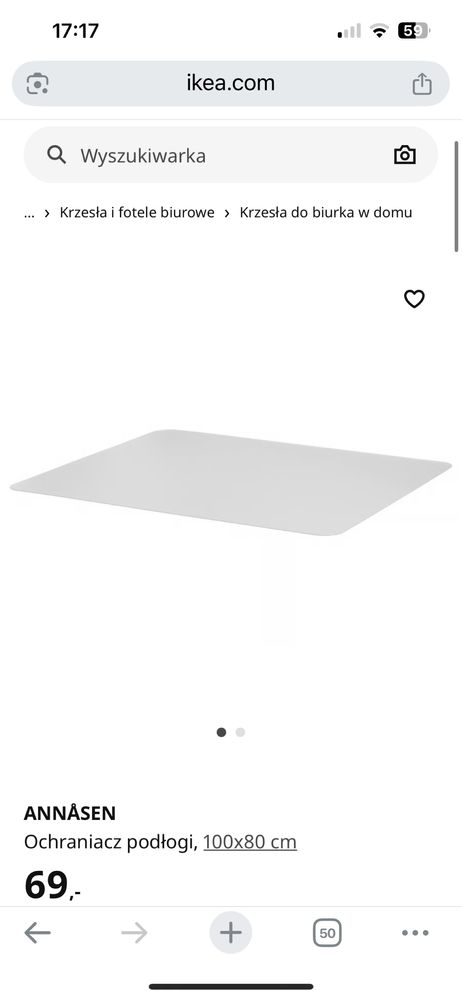 Biurko i krzesło IKEA