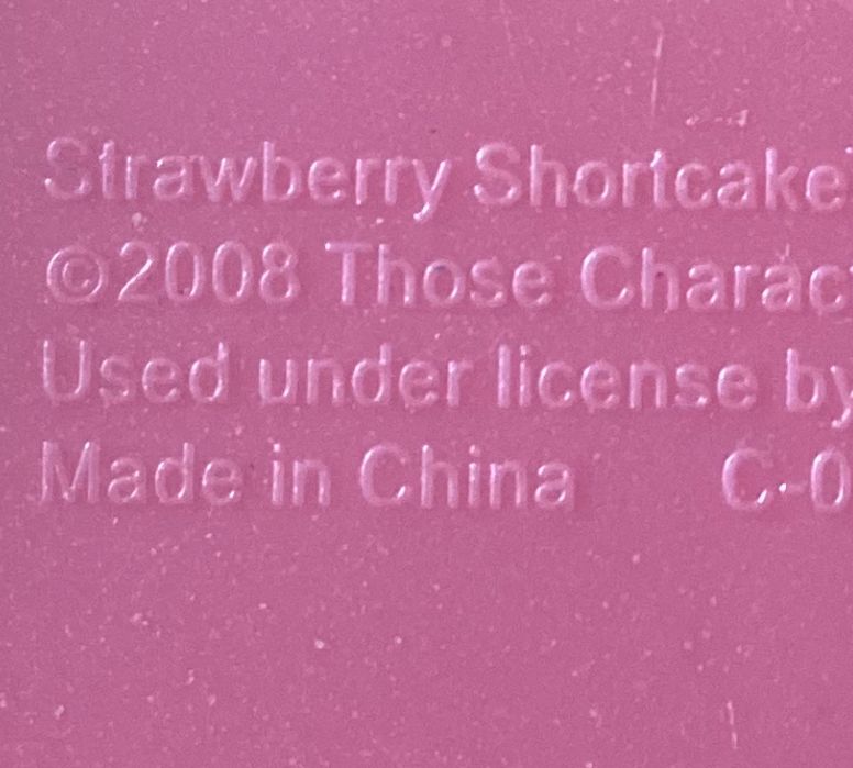 Carro e boneca Strawberry Shortcake de 2008