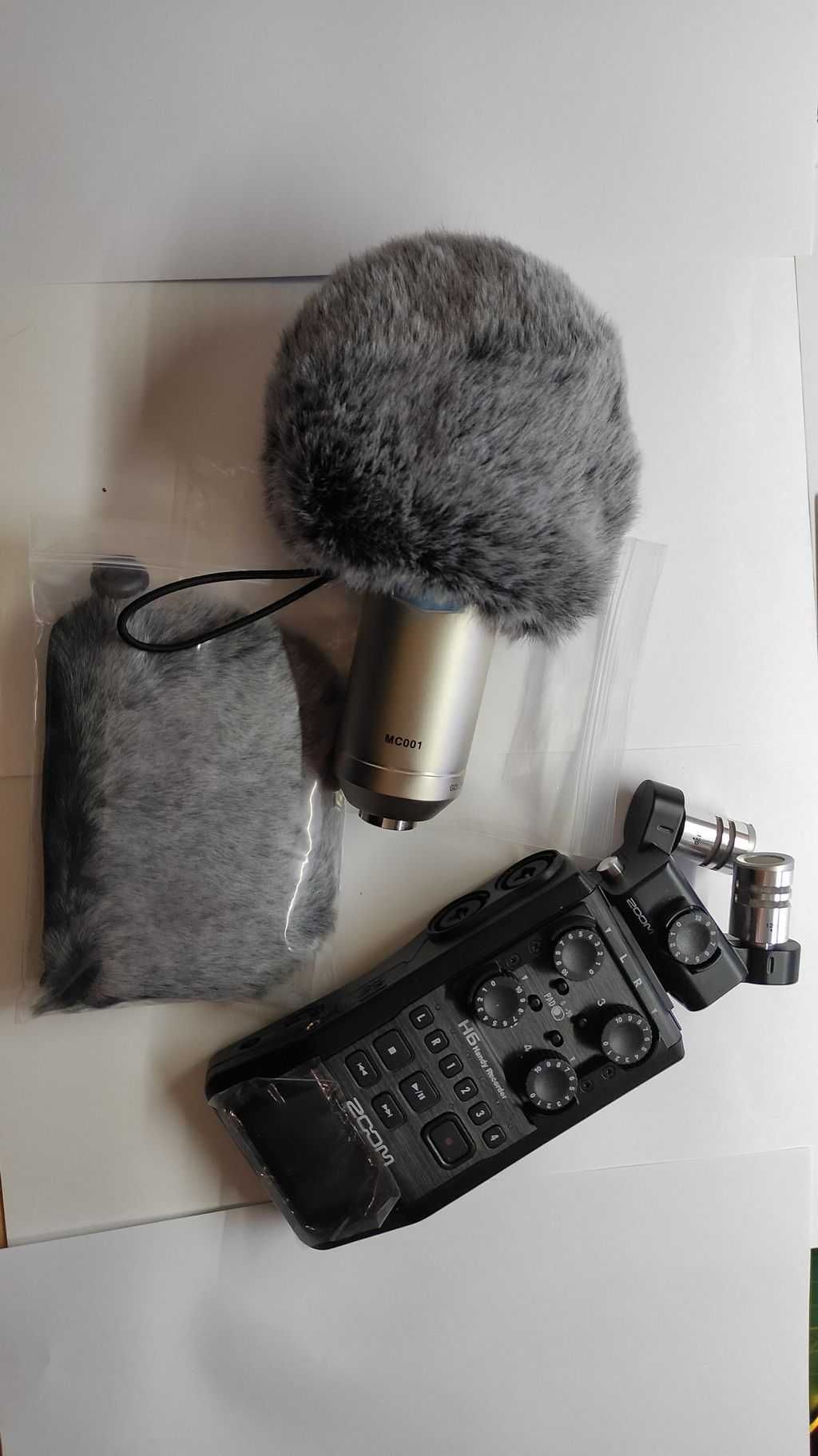 Ветрозащита меховая для Zoom H2n, H3, H4n (мех),  +Blue Yeti; /H5, H6