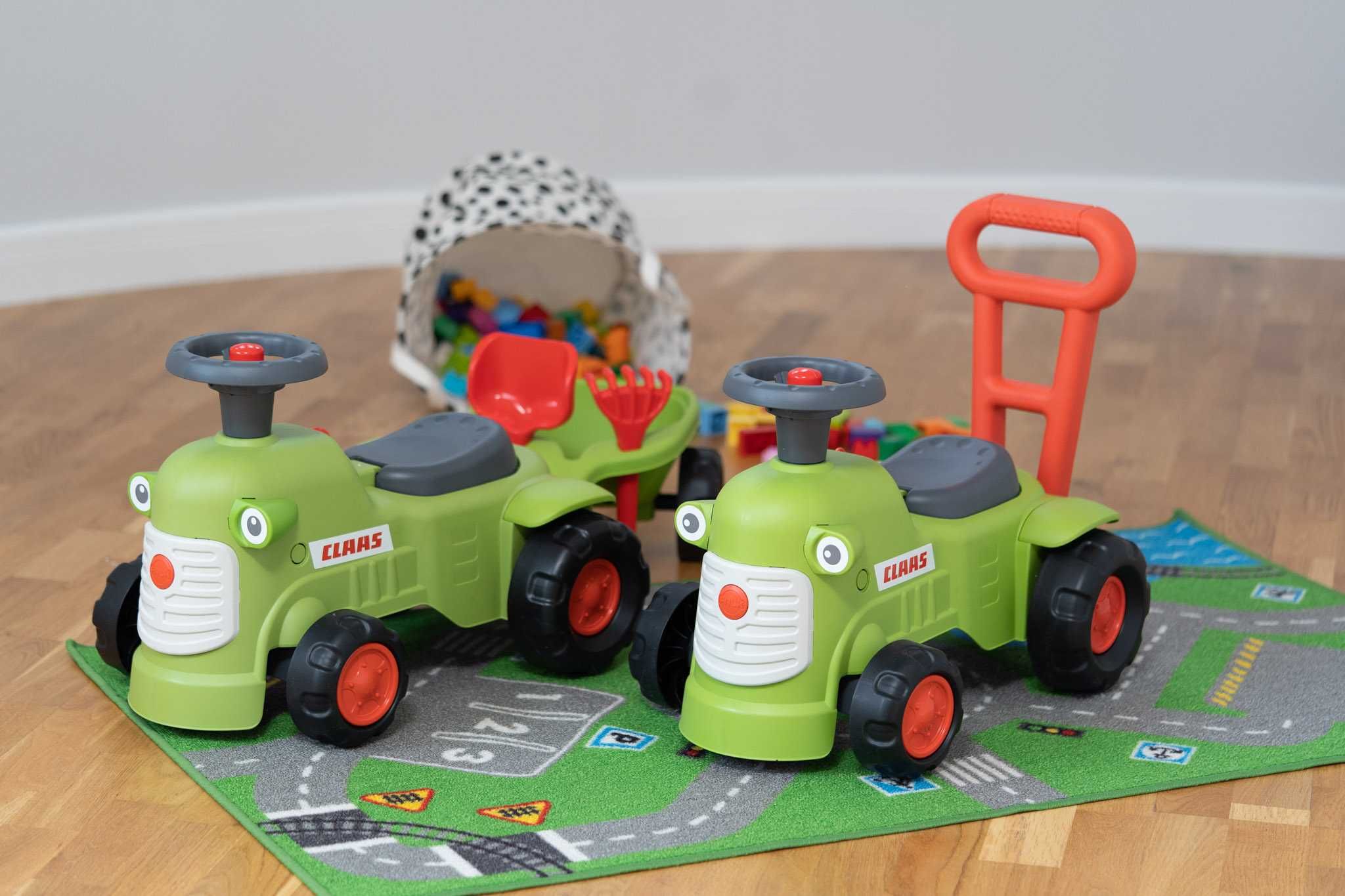 CLAAS Jeździk traktorek dla dzieci FALK Maurice zielony 12m+ pchacz