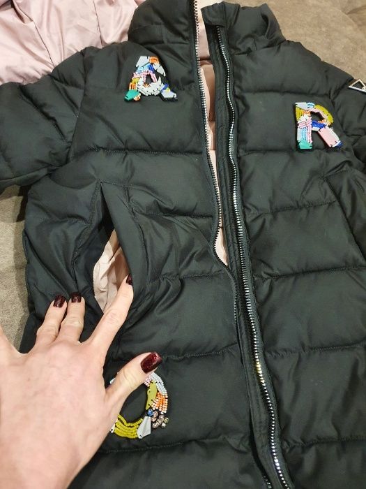 Продам зимнее пальто на девочку рост 140, био-пух