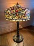 Lampa stojąca witrażowa Tiffany ważka