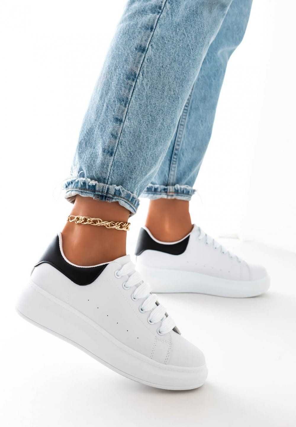 Buty Damskie Sportowe Sneakersy na platformie Lisa NB685 r.37 wys.24h