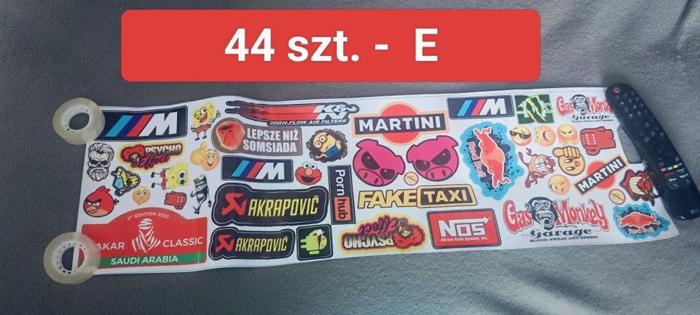 Nowe naklejki wlepy zestaw