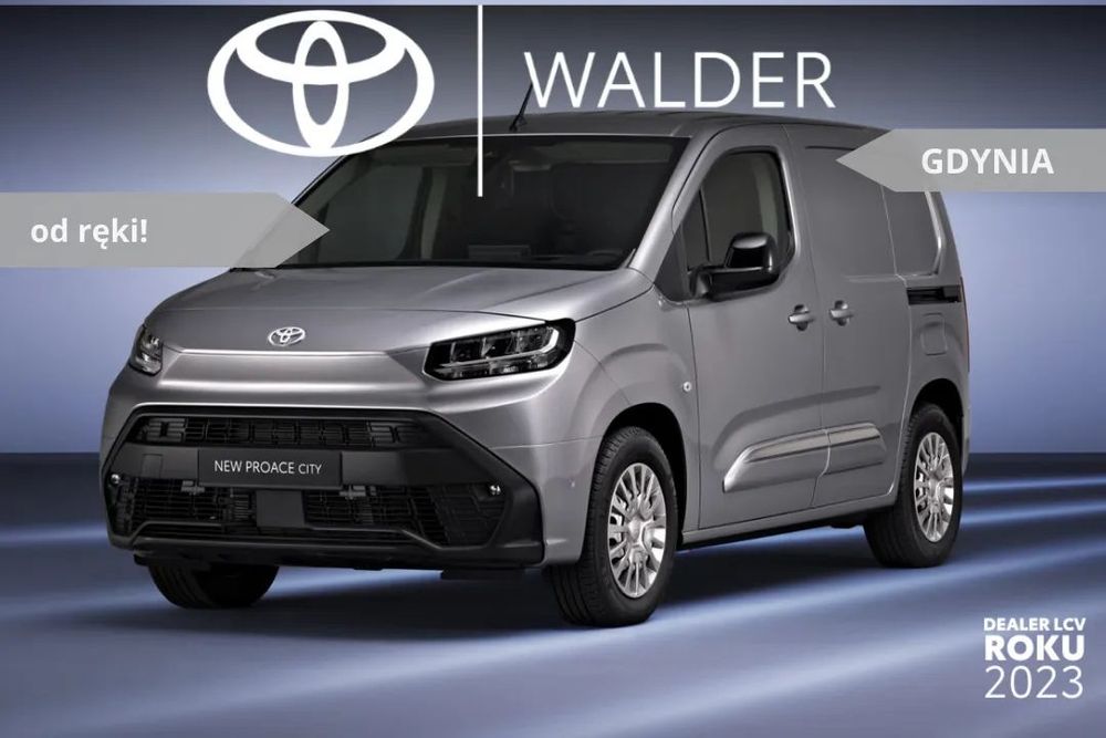 Toyota Proace City  od ręki, zasięg 330 km