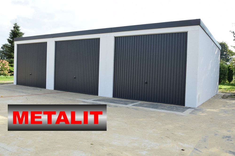 Garaż tynkowany Garaże Tynkowane Blaszane Blaszak Altana Domek