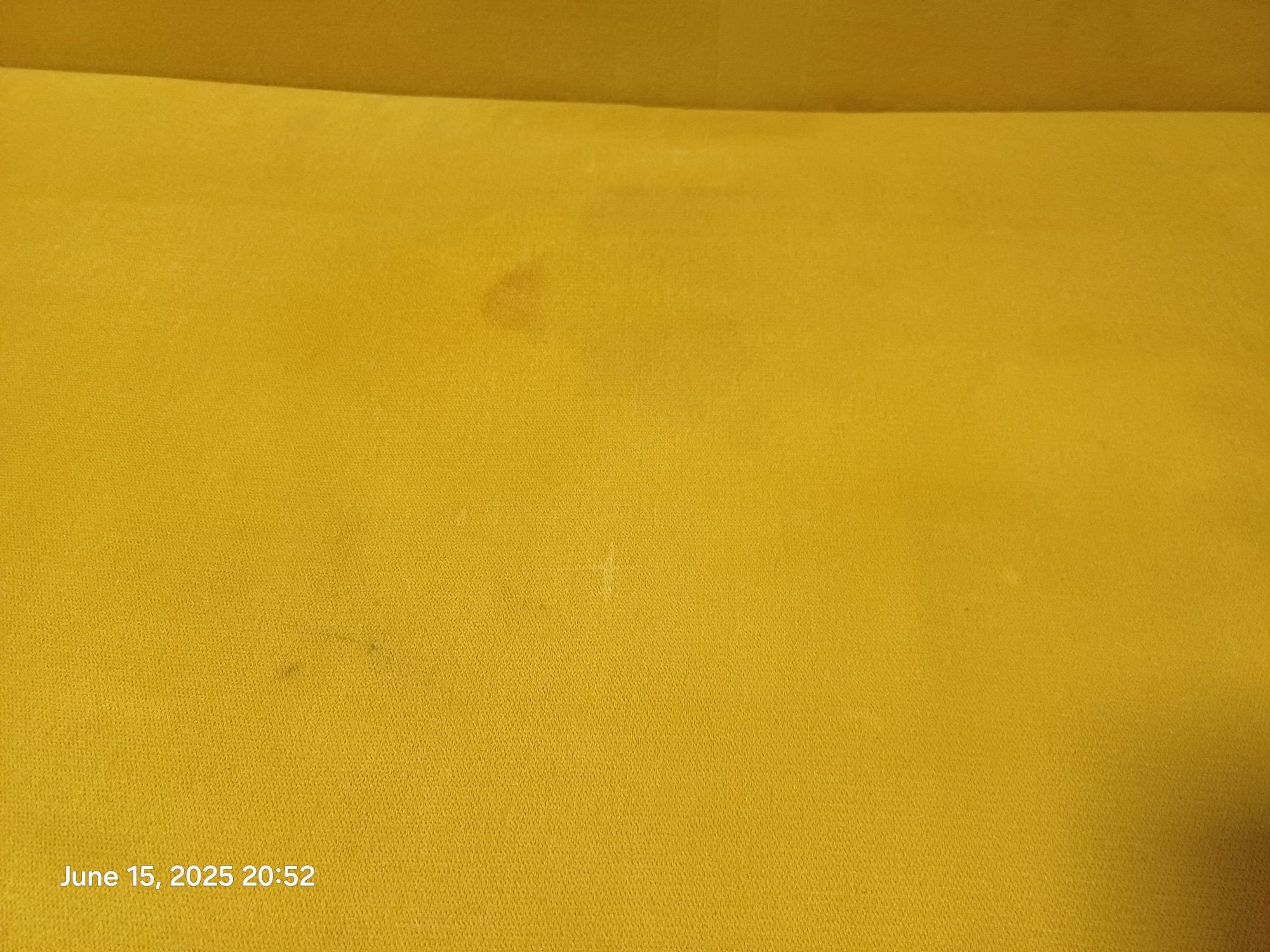 żółta sofa + fotel