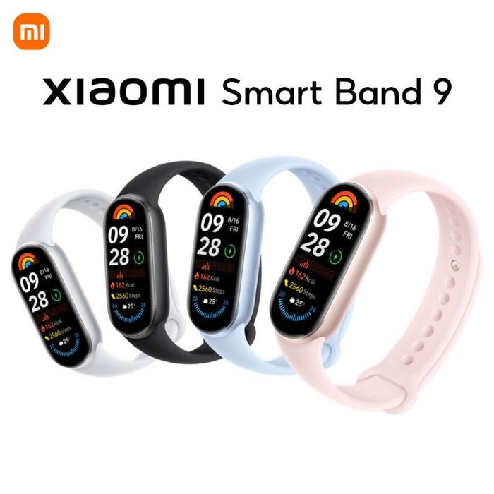 Xiaomi Smart Band 9 mi band 9 Silver Black (BHR8340GL)