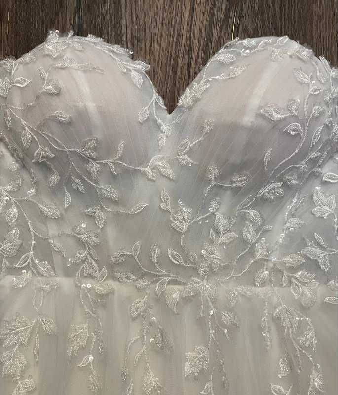 Suknia ślubna rozmiar S kolor biały