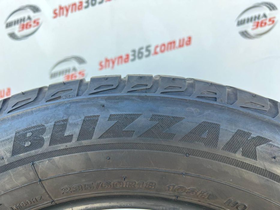 235/60 r18 bridgestone blizzak lm-80 evo 4mm шини бу зима