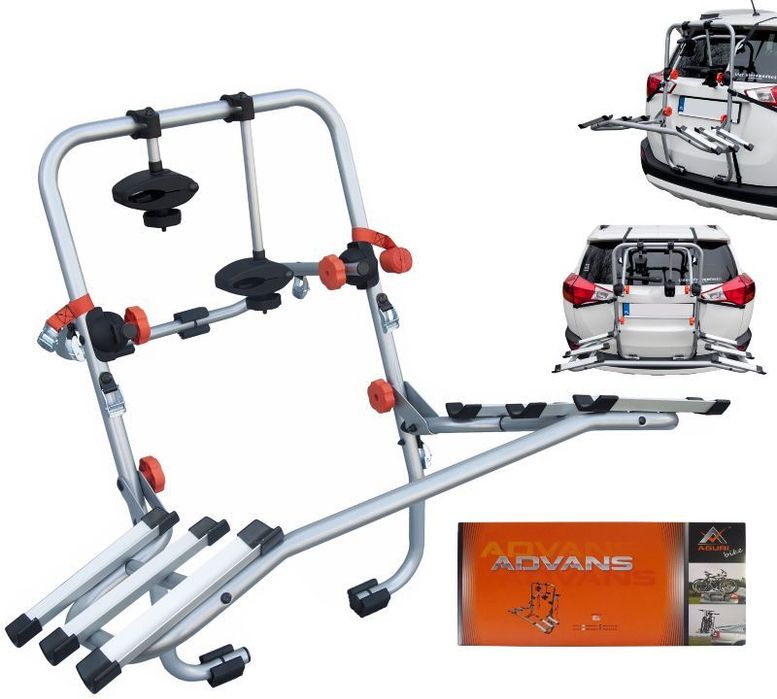 AGURI ADVANS NA 3 ROWERY Bagażnik rowerowy na klapę - od ręki - sklep Warszawa ul. Grochowska 172