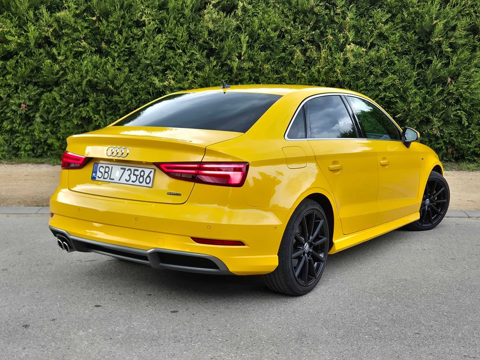 Audi A3 LIFT Sedan 2.0 TFSI 190KM B&O/ Quattro/ 2x S-LINE/ NAVI/ Xenon