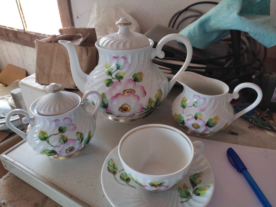 Serviço de chá vista alegre