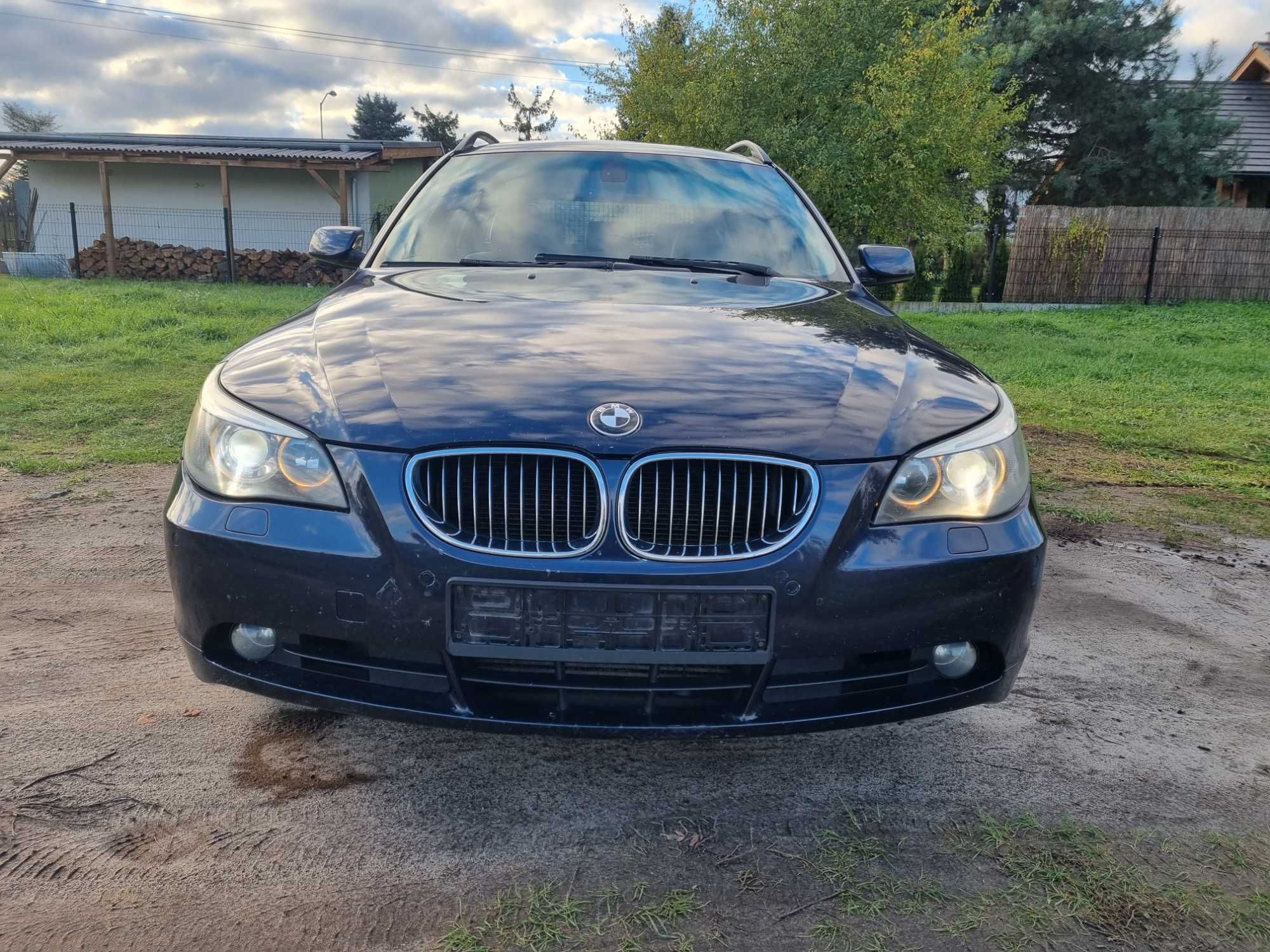 Bmw e61 2 5d 177km orientblau xenon skretny,panorama WSZYSTKIE CZESCI!