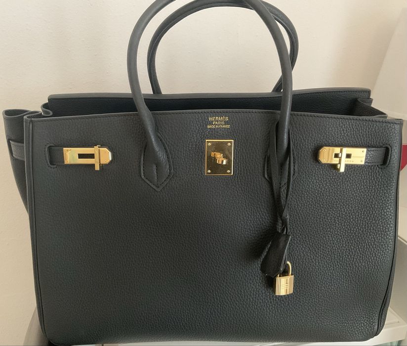 Hermes preta 40 cm