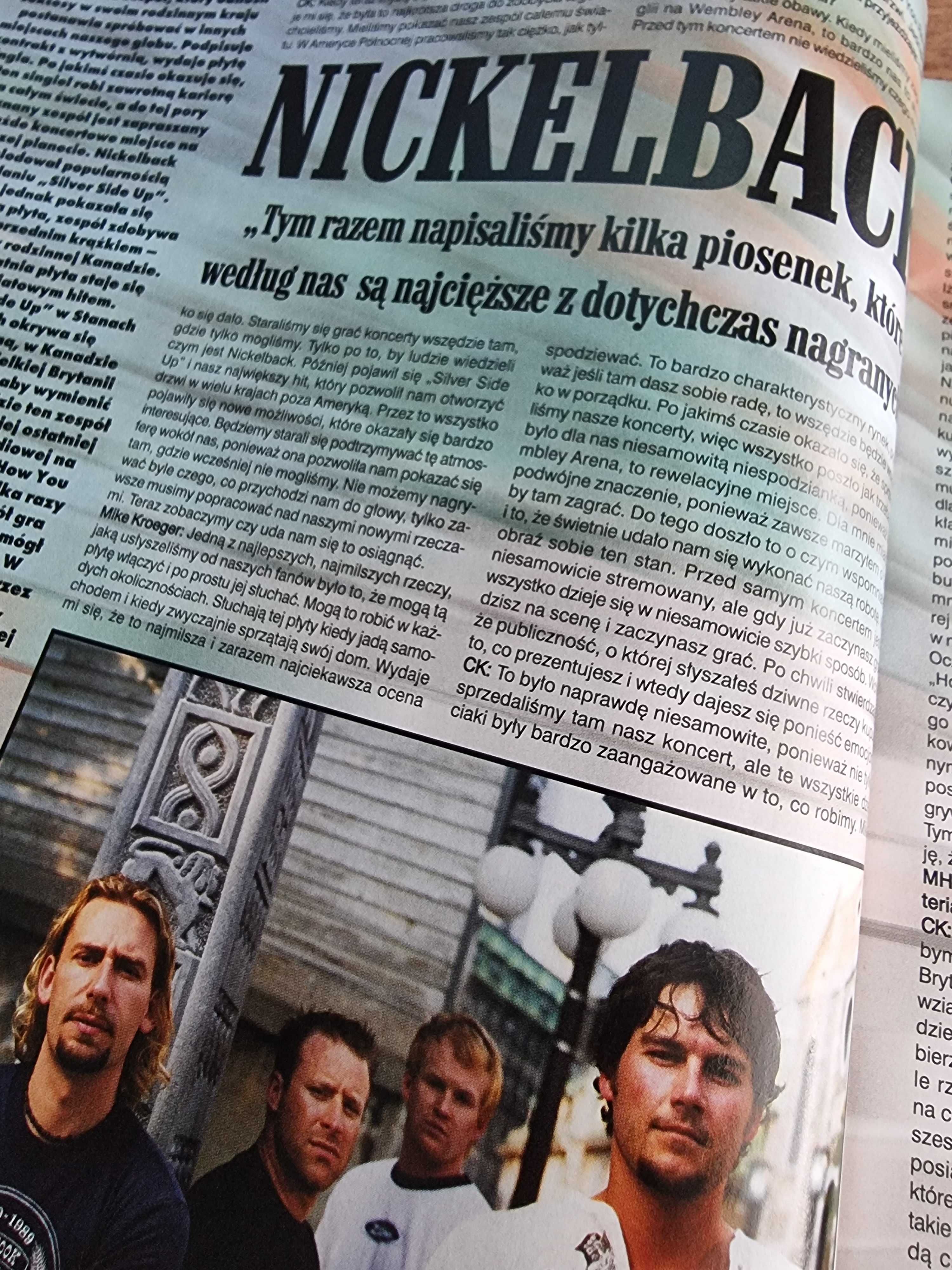 Metal Hammer 2003 - Nickleback, Plakaty: Metallica i Marilyn Manson