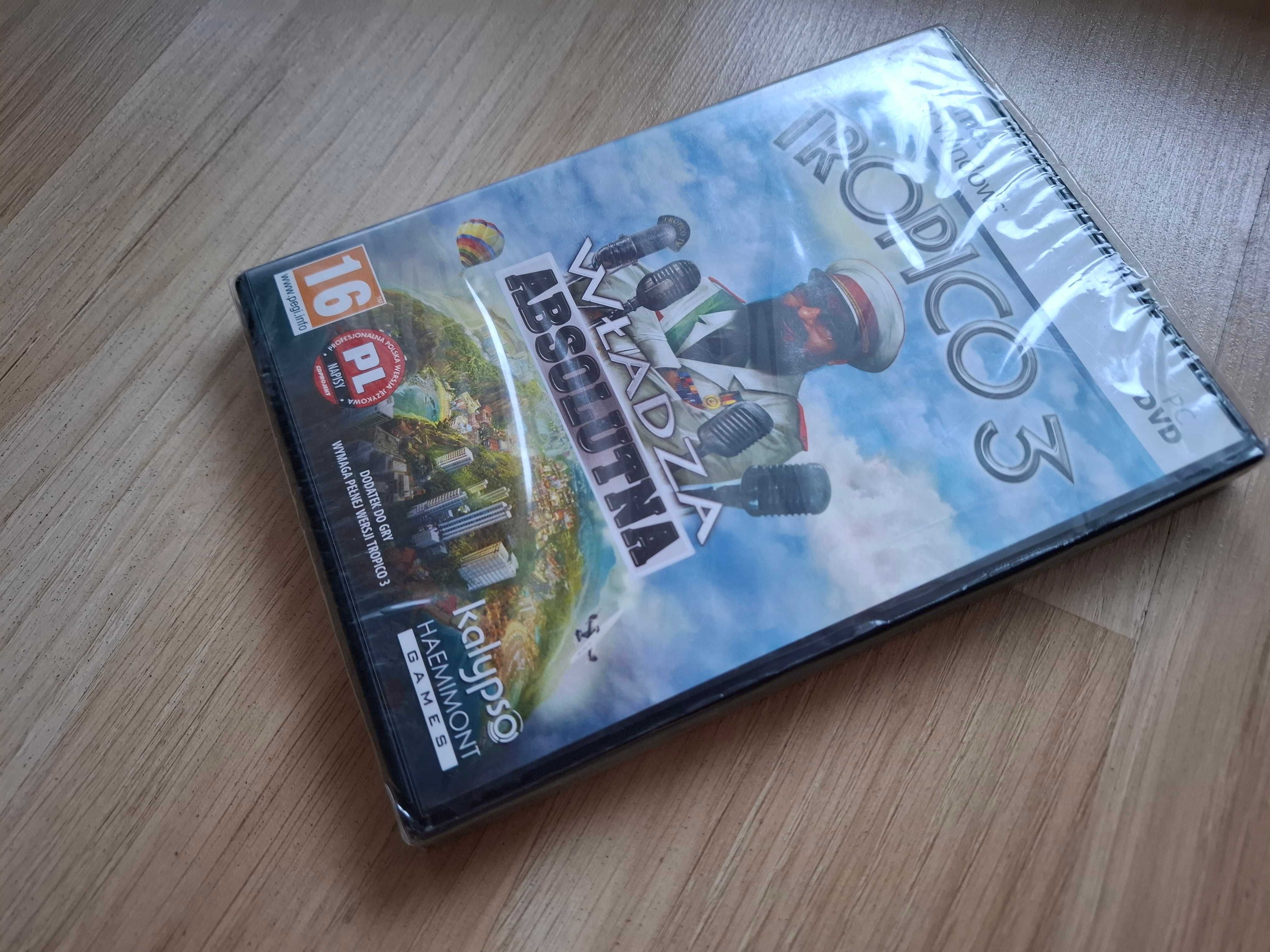 Tropico 3 Władza Absolutna PL PC dodatek nowa folia