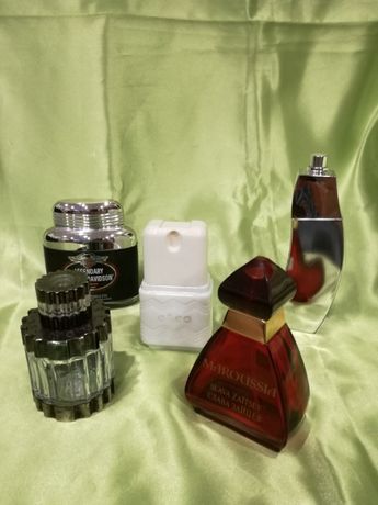 Lote 5 Embalagens Perfume Vazias P/ Coleção