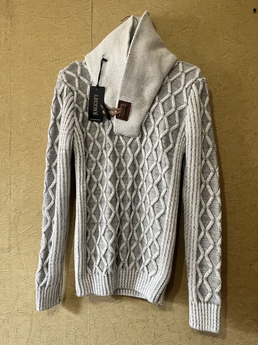 Чоловічий теплий шерстяний светр Lecco’s, новий з біркою