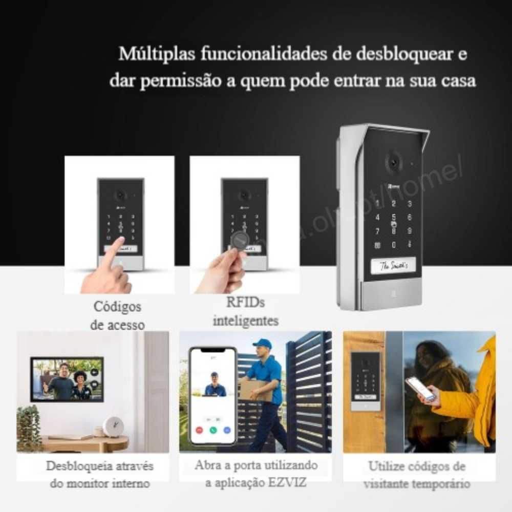 Vídeo porteiro‼️S/ fios‼️WiFi‼️Vídeo chamada e controlo pelo telemóvel