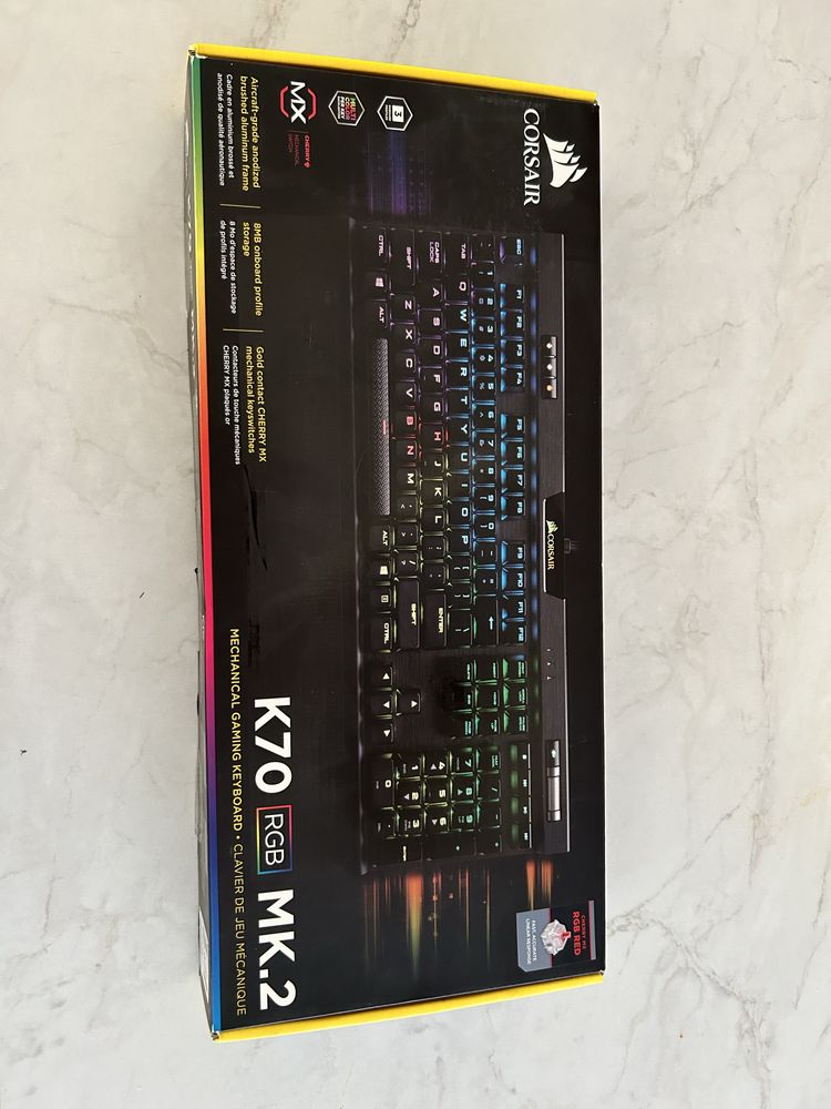 Nowa klawiatura Corsair K70 Rgb Pro (Cherry Mx Red)