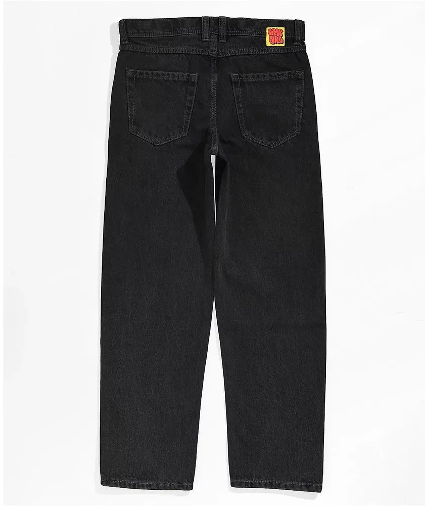 Empyre Loose Fit Black Shmutz Wash Skate Jeans