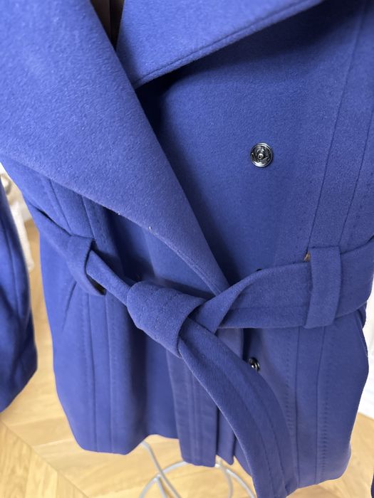 Elegancki płaszcz wełniany Selection – wełna i kaszmir