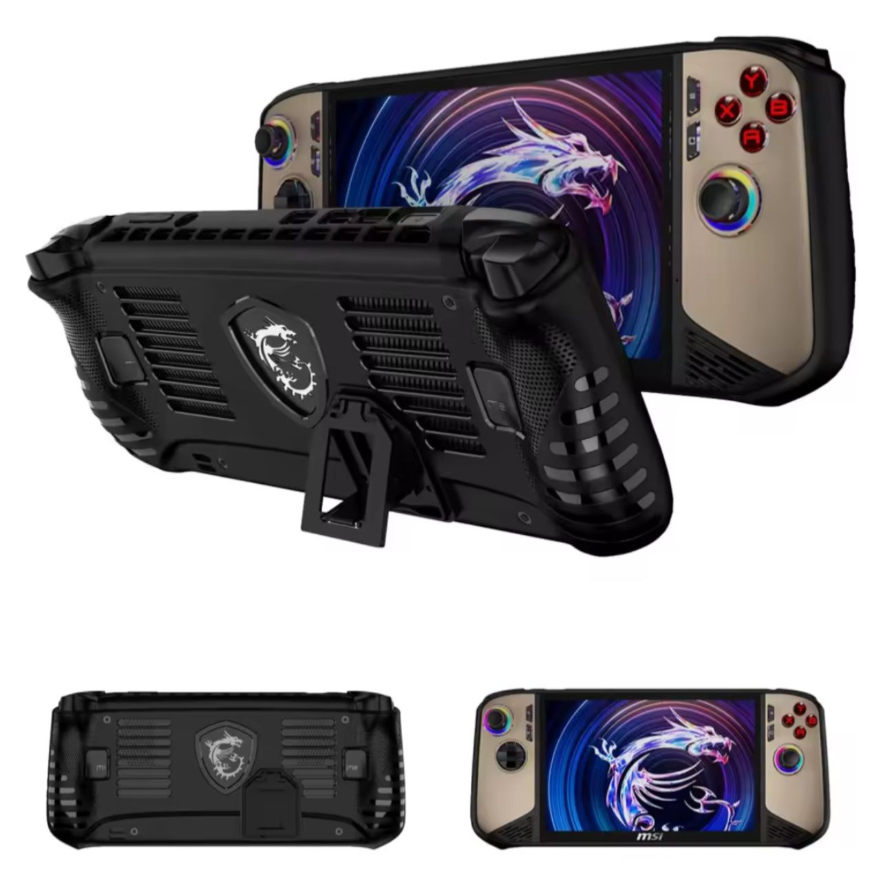 Комплект для msi claw 8 ai+ чохол накладка, захисне скло 3шт.