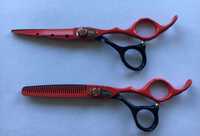 9.Profesjonalny zestaw fryzjerski-nożyczki proste i degeżówki Toni&Guy