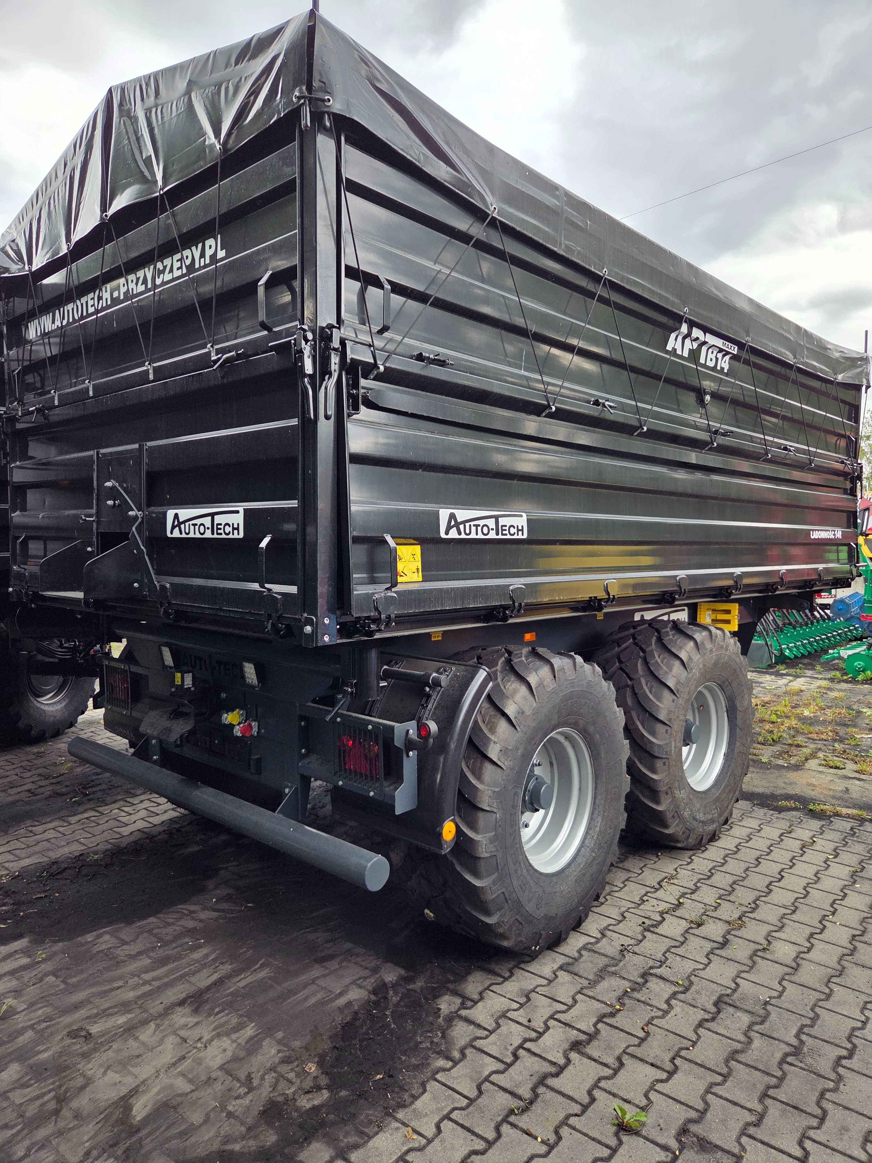 OD RĘKI !!! Przyczepa AUTO-TECH Tandem APTB 14T  PT 14T  Metal-Fach