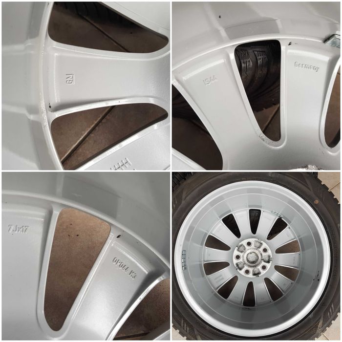 Koła zimowe Opel Zafira C Astra J 7x17 is44 5x115 opony 225/50/17