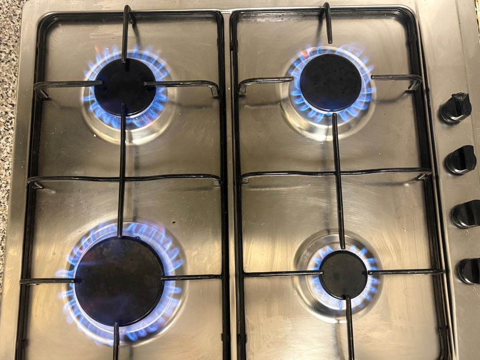 Placa de gas canalizado